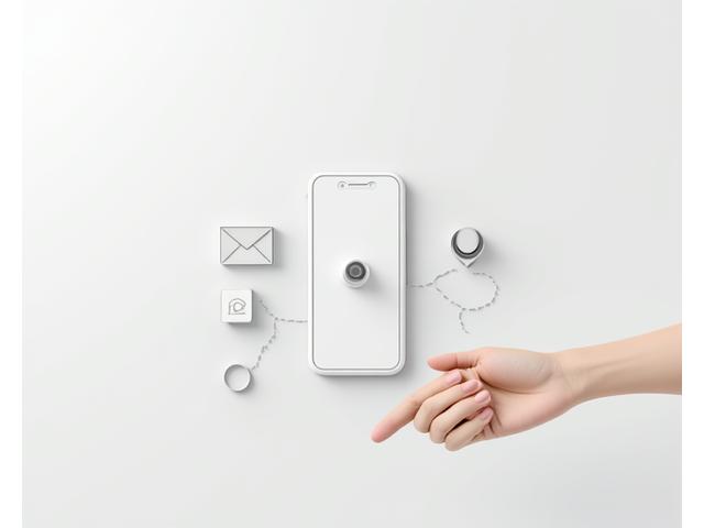 Representación de diversas formas de contacto: teléfono móvil con chat, sobre con correo electrónico, icono de ubicación, manos en un gesto de colaboración