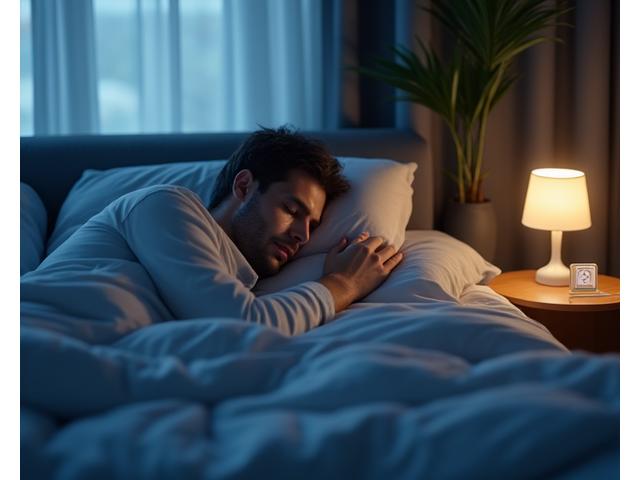 Carlos, 38, durmiendo plácidamente